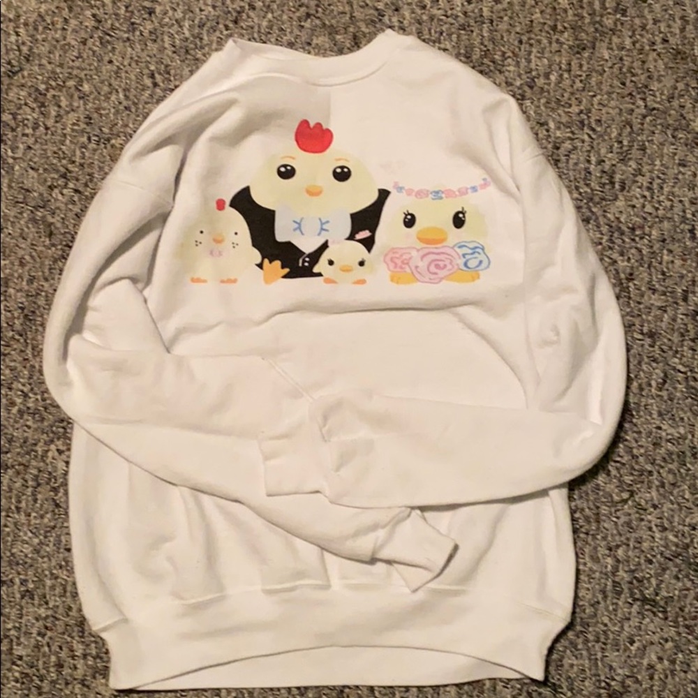 Chicken family Moriah Elizabeth crewneck